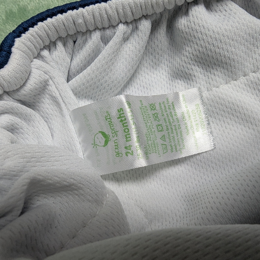 Green Sprout Navy Blue Kids Reusable Swim Diaper 24 month - Picture 2 of 4